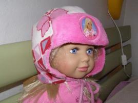 Zimá čiapka barbie (1/2)
