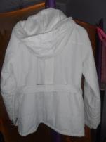 Bunda bielej farby - m (3/4)