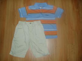 H&M kraťasy+c&a tričko (1/4)