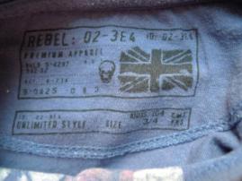 Modré tričko rebel č.110 (3/3)