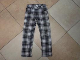 H&M tenké káro nohavice (2/4)