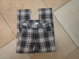 H&M tenké káro nohavice (4/4)