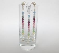 Swarovski náušnice dlhé (2/4)