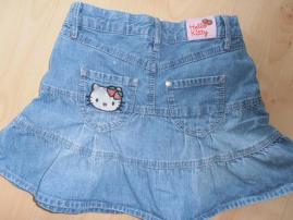 Riflová sukňa hello kitty (3/4)