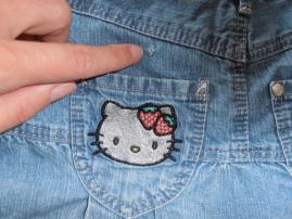 Riflová sukňa hello kitty (4/4)