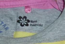 Nažehľovacie menovky (2/2)