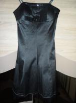 Čierne šaty vrl. m/l (1/5)