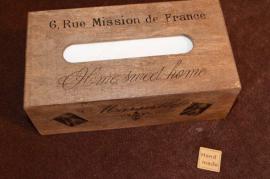 Vintage drevená krabička (1/3)