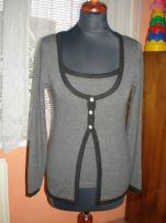 Cardigan svetr a tielko m (1/4)