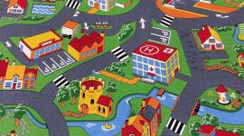Koberec ulice 2x2m (1/2)