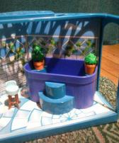 Polly pocket domček- záhr (2/3)