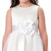 Biele detské šaty