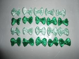 20x zelená mašlička (1/3)