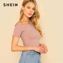 Shein ružový crop top (3/4)