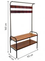 Vešiak s poličkami na top (2/2)