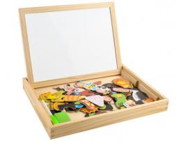 Drevená magnetická tabuľk (2/7)