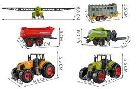 Farma traktory +4 prívesy