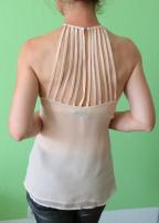 Hodvábny top 100% silk (2/4)