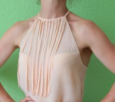 Hodvábny top 100% silk (3/4)