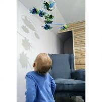 Montessori závesné modro  (1/4)