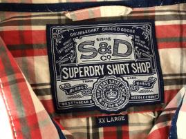 Košeľa superdry v. xxl (3/4)